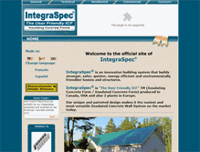 Tablet Screenshot of integraspec.com